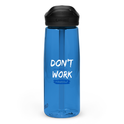 Don't Over Work Yourself Sports water bottle